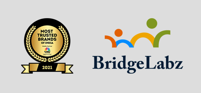 CNBC Most Trusted Brand 2021 in EdJobTech Category - Bridgelabz